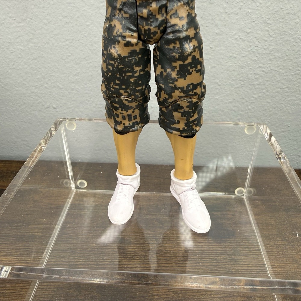 2011 John Cena Camo Shorts WWE Action Figure WWF - Picture 6 of 7